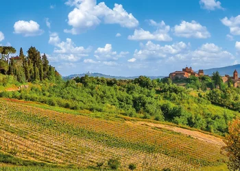 Goldener Herbst in der Toskana 